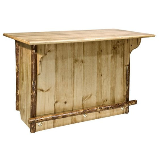 Glacier Country Collection Deluxe Bar with Foot Rail