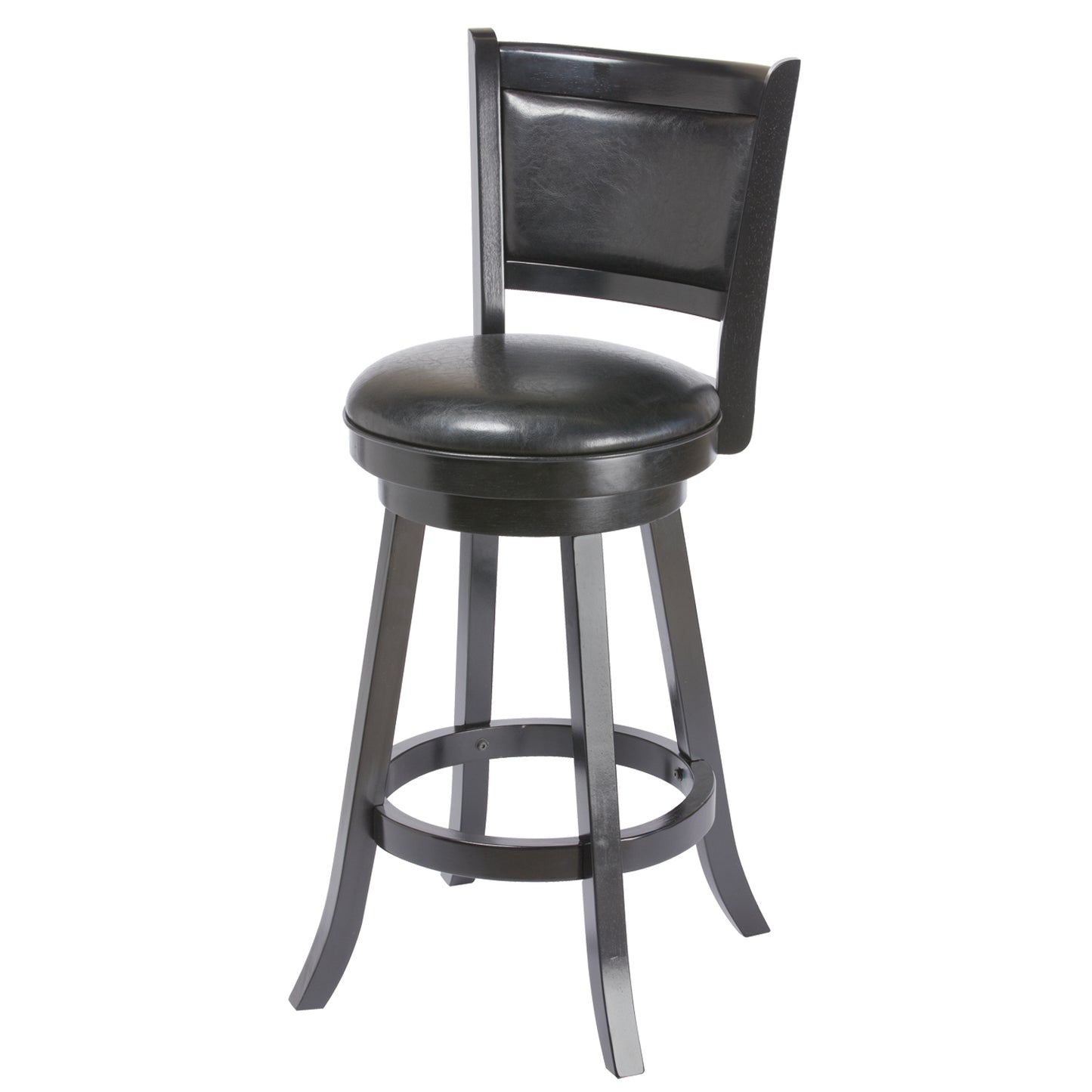 Backed Barstool - Black