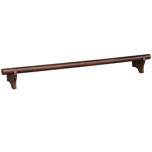 60" Dry Bar Foot Rail - Cappuccino