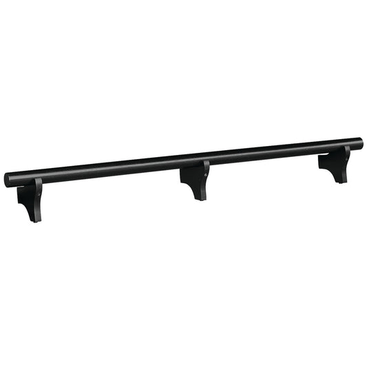 72" Dry Bar Foot Rail - Black