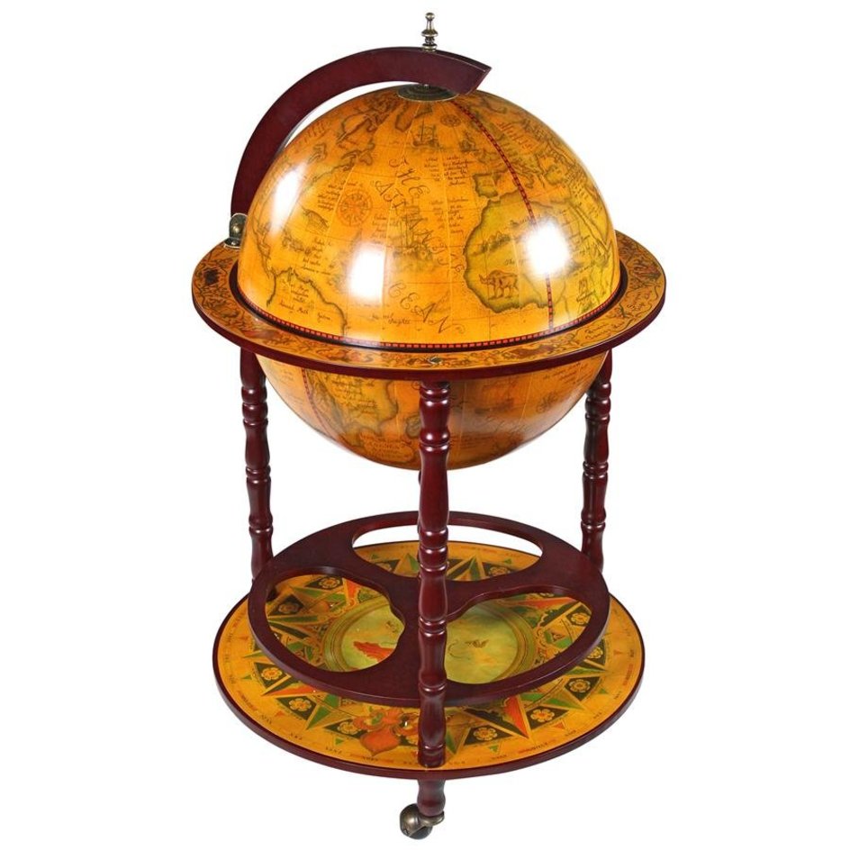 Sixteenth-Century Italian Replica Globe Bar